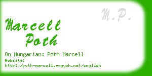 marcell poth business card